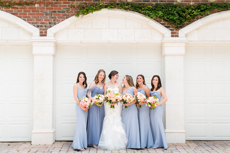 141 image asset Dusty Blue and Peach Wedding Details | Francie + Max