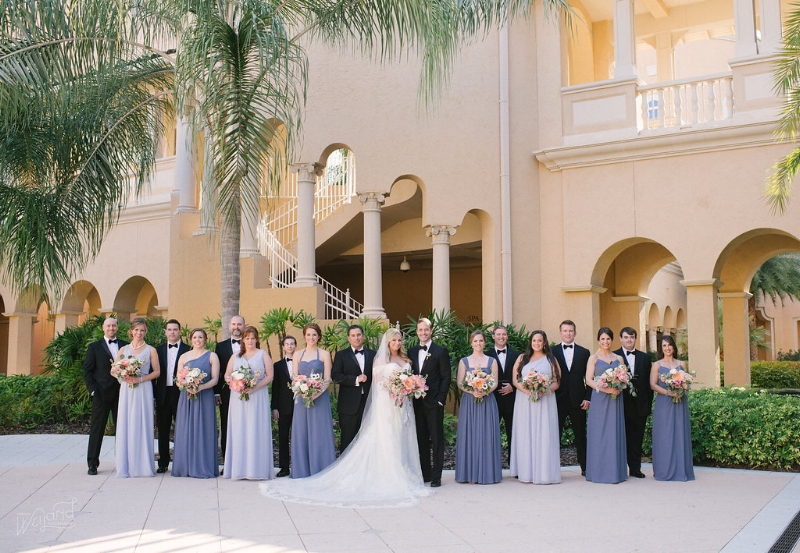 Ritz Carlton Orlando Citrus Garden Wedding Party || Lisa Stoner Events || Jordan Weiland Photography