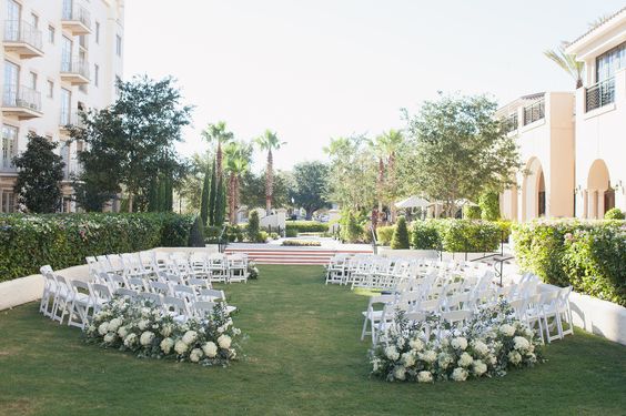 Alfond Inn Lawn Wedding Ceremony