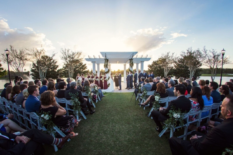 lisa stoner event planning- orlando luxury weddings- orlando outdoor wedding ceremony- rit carlton orlando sunset wedding ceremony - sunset wedding ceremony.jpg