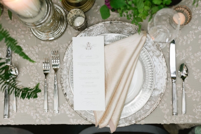 lisa stoner events- lace linen- glass charger plates - letterpress menu cards - oxford exchange- luxury wedding planner - editorial styling.jpg