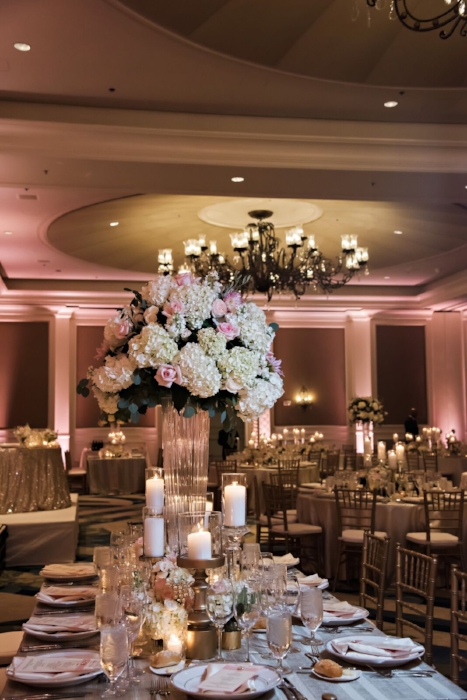 lisa stoner events- ritz carlton ballroom- pink and white wedding- romantic wedding- glamourous wedding in orlando- pink and white romantic orlando wedding.jpg