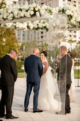 Waldorf astoria wedding ceremony