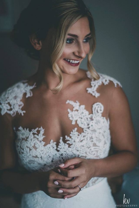 lisa stoner wdding - stylish orlando wedding- pronovias gowns - Chantilly lace- illusion nexkline- orlando wedding planner.jpg