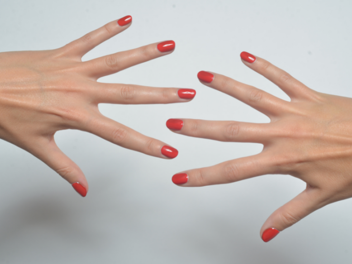 Red Nails to illustrate nail salon etiquette 