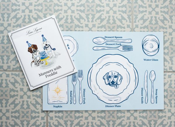 LL Branding Q3 180 scaled Manners with Freddie: Children's Etiquette Placemat and Booklet