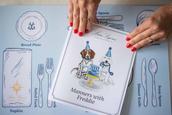 LL Q4 54 scaled Manners with Freddie: Children's Etiquette Placemat and Booklet